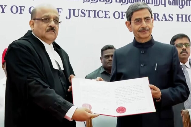 Tamil Nadu Governor administers oath to new Madras HC chief justice Sushrut Arvind Dharmadhikari