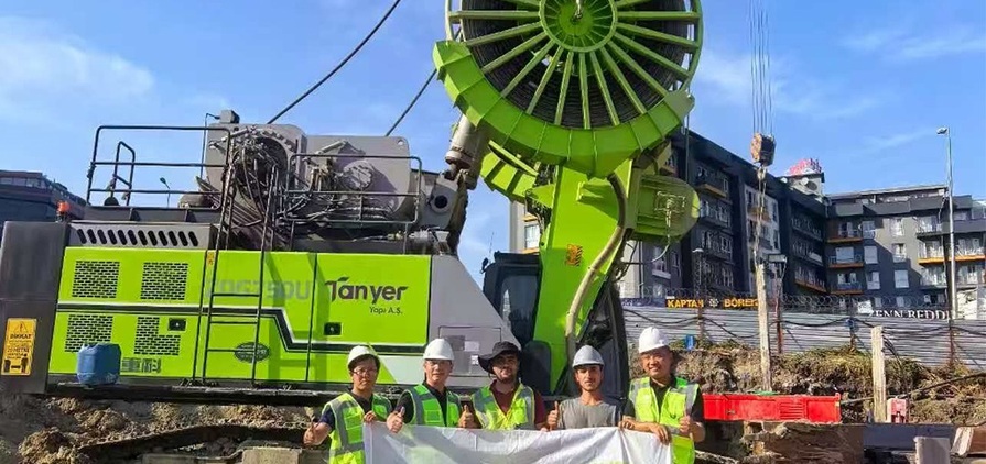 Zoomlion’s Global Service Tour for foundation construction has now reached Turkey