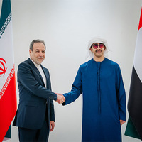 Abdullah bin Zayed meets Foreign Minister of Iran