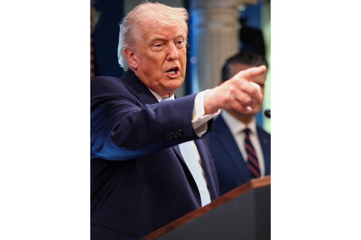 "Big day for world peace": Trump says US will "hang around" to make sure everything goes well after ceasefire announcement