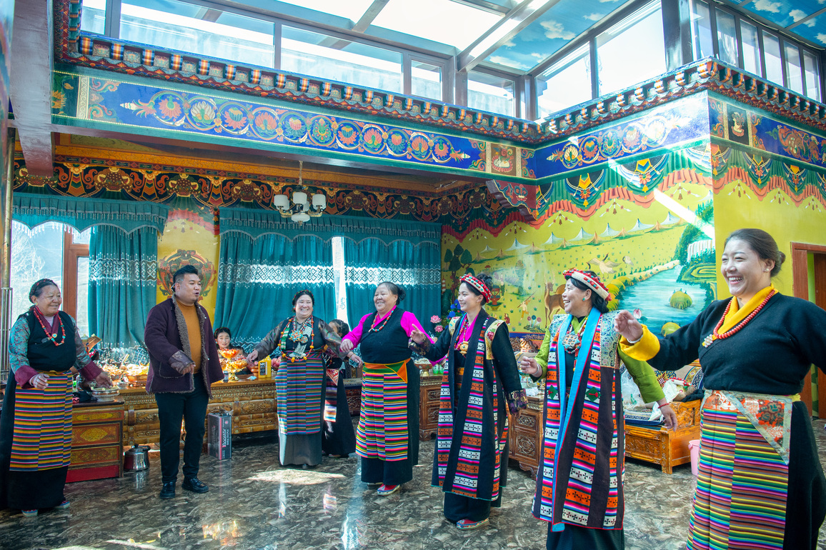 (InXizang) CHINA-XIZANG-XIGAZE-FARMERS' NEW YEAR-CELEBRATION (CN)