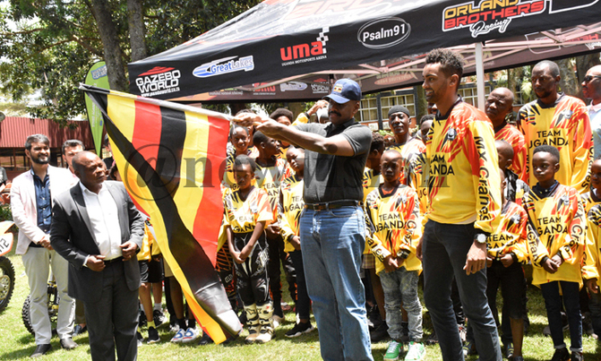 Make us proud, Muhoozi tells motocross team Make us proud, Muhoozi tells motocross team