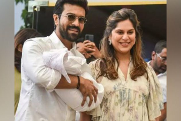 Ganesh Chaturthi 2023: Ram Charan celebrates "First Festival with little 'klin Kaara'"