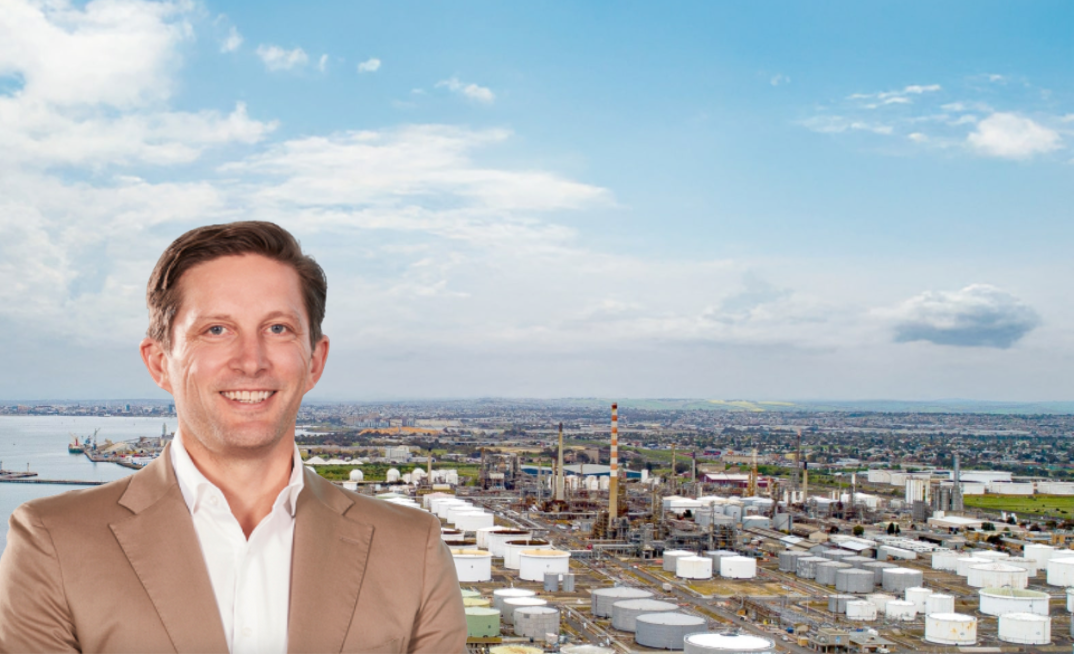 Viva pushes on import terminal despite underwriting delay. Pictured Viva's chief strategy officer Lachlan Pfeiffer.