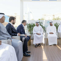 Hamdan bin Mohammed meets with Prime Minister of Kurdistan Region of Iraq