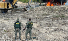 Agentes do Ibama em ação de fiscalização