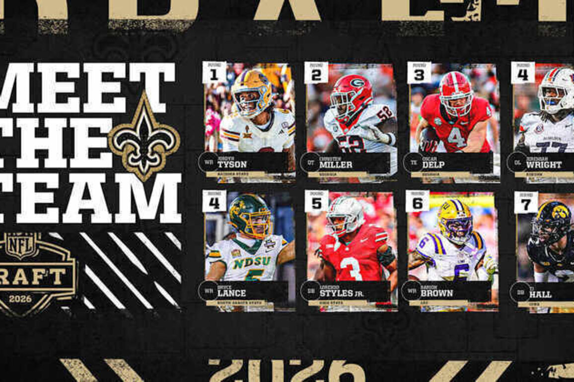 Meet the Team: 2026 New Orleans Saints Draft Picks