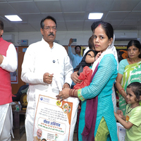MoS Harsh Malhotra distributes around 350 nutrition kits to the beneficiaries