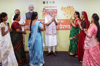 PM Modi interacts with Lakhpati Didis; highlights significance of women's empowerment