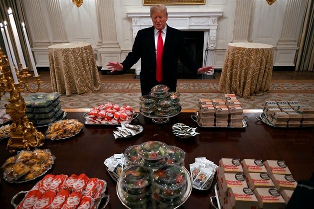 Trump&#039;s burger-fest brings roasting from late-night TV hosts