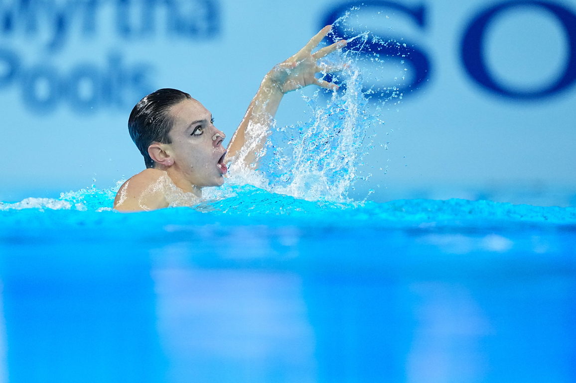 (SP)SINGAPORE-WORLD AQUATICS CHAMPIONSHIPS-ARTISTIC SWIMMING-MEN SOLO FREE