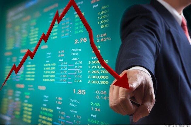 U.S. stock markets end volatile day with losses