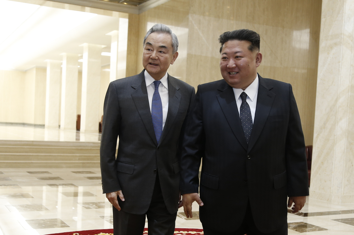 DPRK-PYONGYANG-KIM JONG UN-CHINA-WANG YI-MEETING