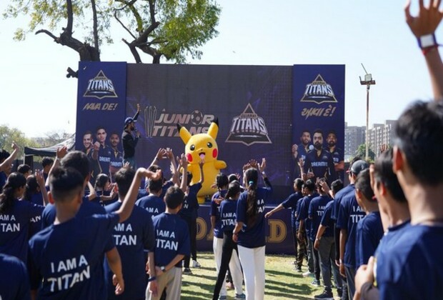 Gujarat Titan collaborate with 'Pokeman' to celebrate 'Junior Titans' season two in Ahmedabad