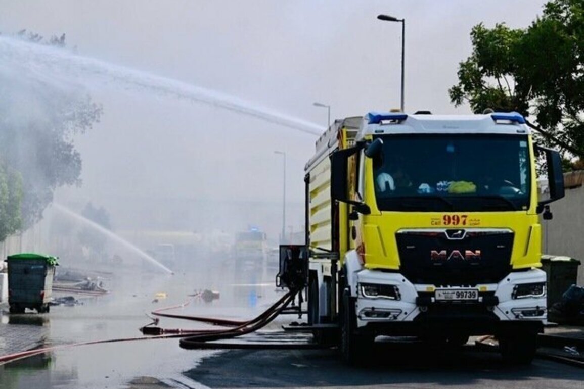 Sharjah Police control fire in Industrial Area 10 without injuries