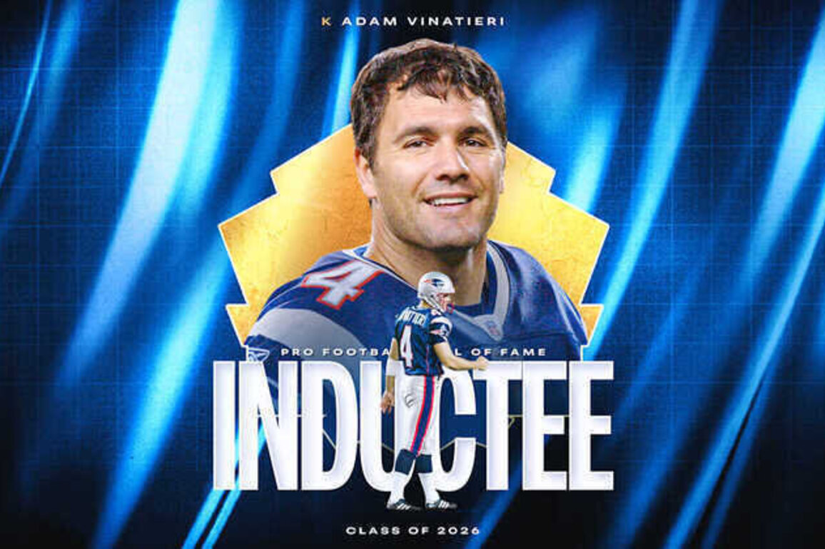 Vinatieri's road to Hall went through the snow in Foxborough