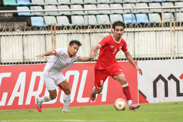 (SP)MYANMAR-YANGON-FOOTBALL-AFC U23 ASIAN CUP-QUALIFIERS-MYANMAR VS AFGHANISTAN