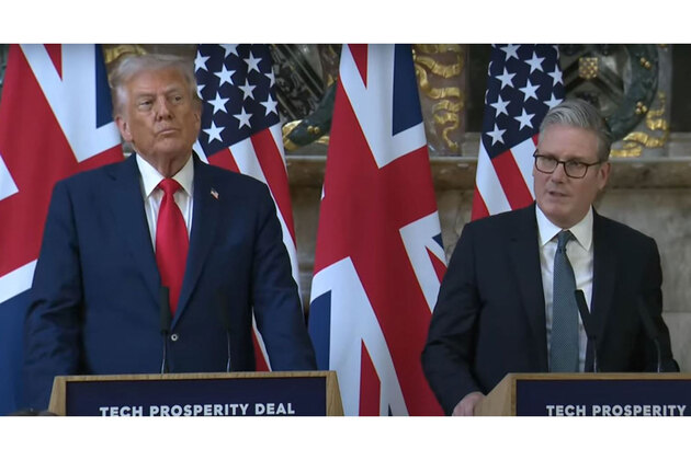 Trump disagrees with Starmer on UK's plans to recognise Palestine