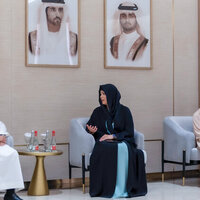 Latifa bint Mohammed meets President of Bahrain Authority for Culture & Antiquities