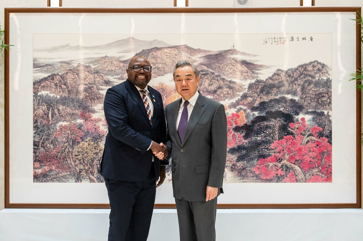 CHINA-HUNAN-CHANGSHA-WANG YI-BOTSWANA-MEETING (CN)
