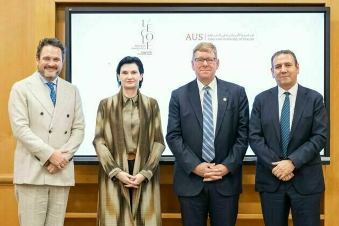 AUS partners with L'ECOLE Middle East, School of Jewelry Arts to bridge academia, world of jewelry