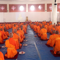 Monks from 12 different countries gather in Lumbini for fourth Lumbini International Tripitaka Chanting