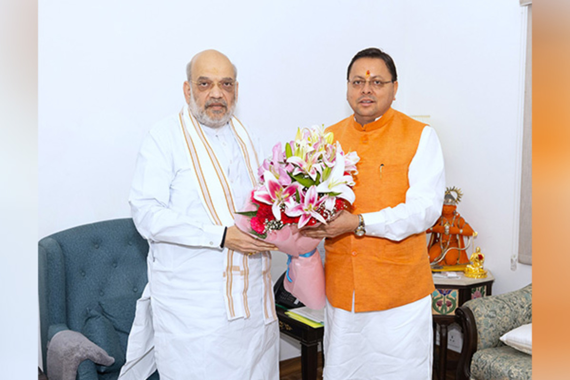 Uttarakhand CM Dhami meets Amit Shah in Delhi; discuss various important issues