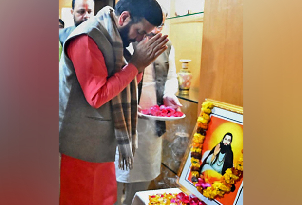 Haryana CM Nayab Singh Saini pays tribute to Sant Shiromani Ravidas on birth anniversary