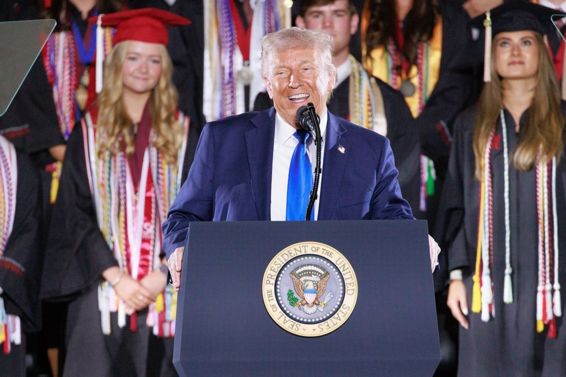 President Trump- 'The University of Alabama has a brand  and that brand is winning'