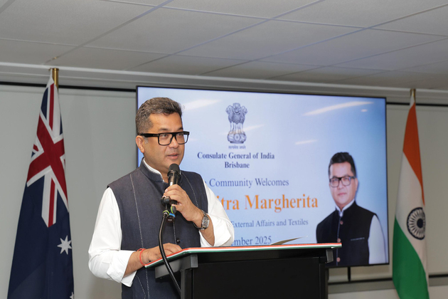 MoS Margherita interacts with Indian diaspora in Brisbane on PM Modi's birthday