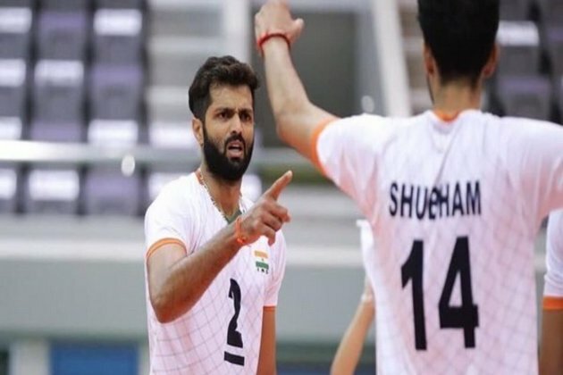 India's win 2nd game in Asian Volleyball, beat Uzbekistan