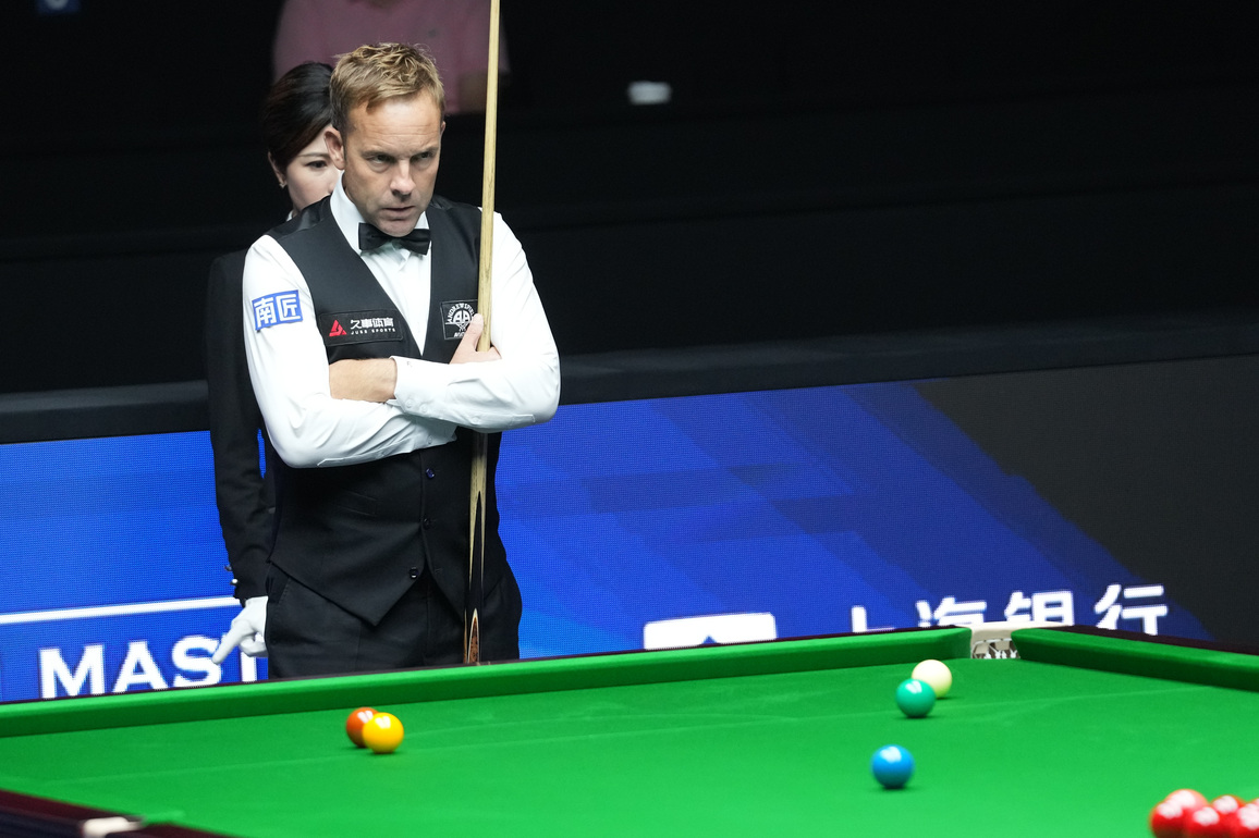 (SP)CHINA-SHANGHAI-SNOOKER-SHANGHAI MASTERS 2025-SEMIFINALS