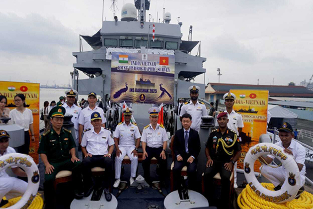 Indian Navy vessel INS Darshak visits Ho Chi Minh City to boost hydrographic ties with Vietnam