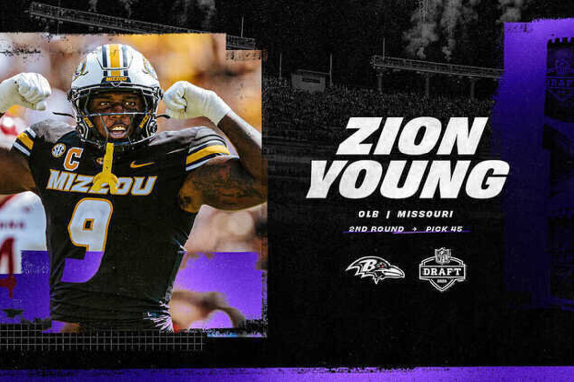 Ravens Select OLB Zion Young in Second Round