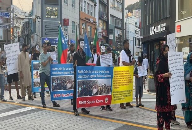 South Korea: Baloch National Movement holds protest against Pak atrocities, calls for int'l community's intervention