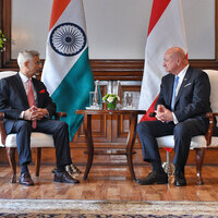 "New avenues for greater cooperation": EAM Jaishankar meets Austrian Chancellor Christian Stocker on his maiden India visit