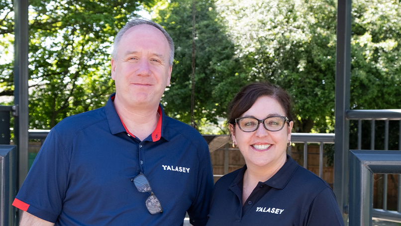 Mark Wall and Lisa Young.