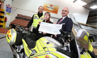 Blood bikes will fly with latest £6,000 donation 