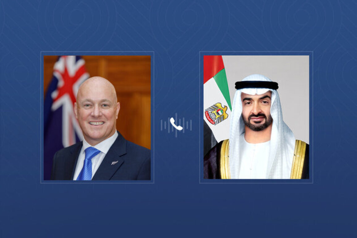 UAE President and New Zealand Prime Minister discuss ties and regional developments in phone call