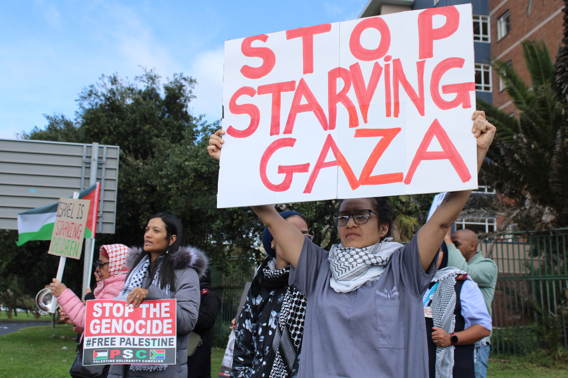 SOUTH AFRICA-CAPE TOWN-GAZA-PROTEST