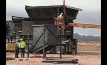  Assembling the primary crusher at Fiore’s Pan gold mine in Nevada 