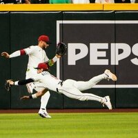 D-backs' Lourdes Gurriel Jr. carted off with leg injury