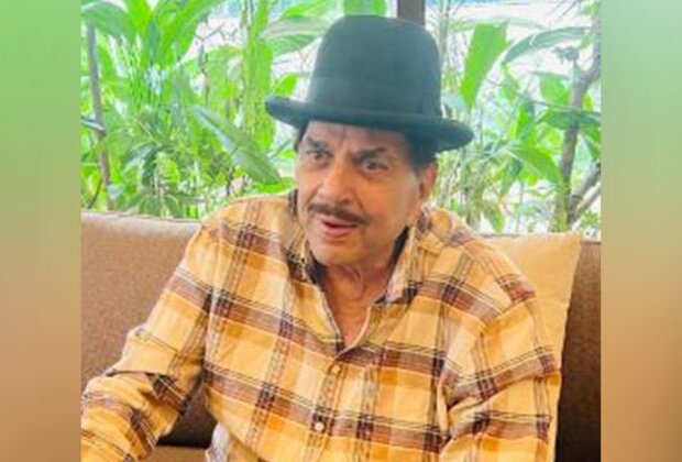 Dharmendra shares moustache look for upcoming film