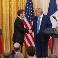 U.S.-WASHINGTON, D.C.-PRESIDENT-FRANCE-PRESIDENT-PRESS CONFERENCE