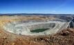 Dried out: The tailings dam facility at the Mount Milligan site has been short of water recently