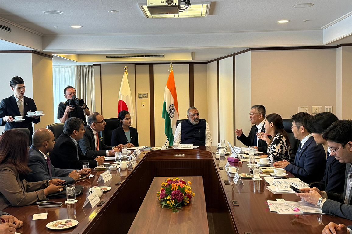 Union Minister Giriraj Singh begins visit to Japan, holds meetings with Japanese textile industry leaders