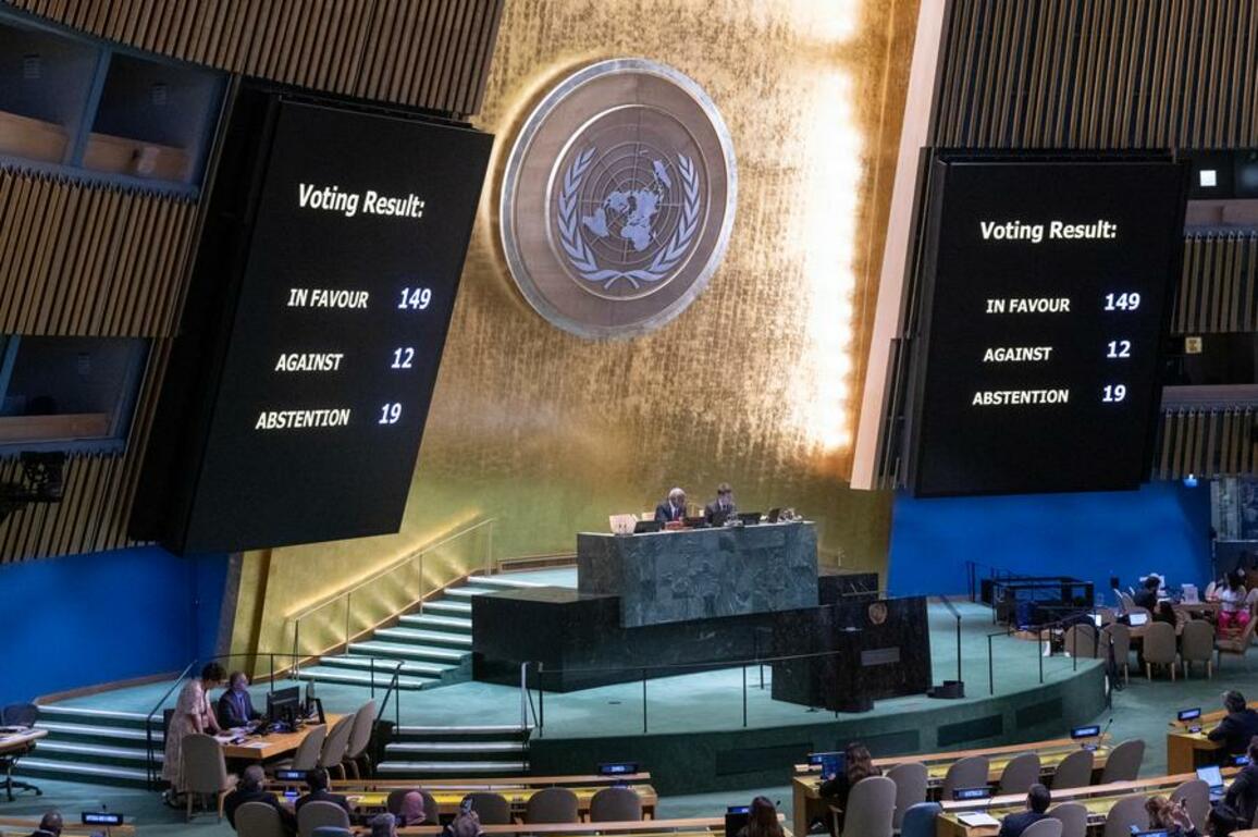 UN General Assembly adopts resolution demanding immediate Gaza ceasefire