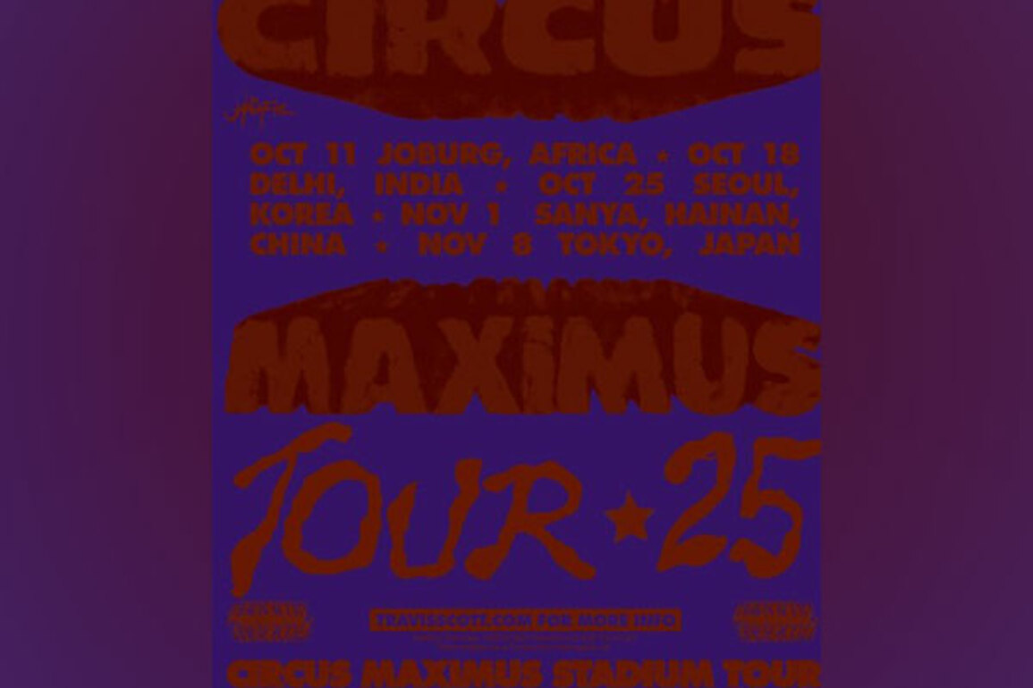 Travis Scott brings his Circus Maximus World Tour to India, New Delhi set to host performance in October 2025