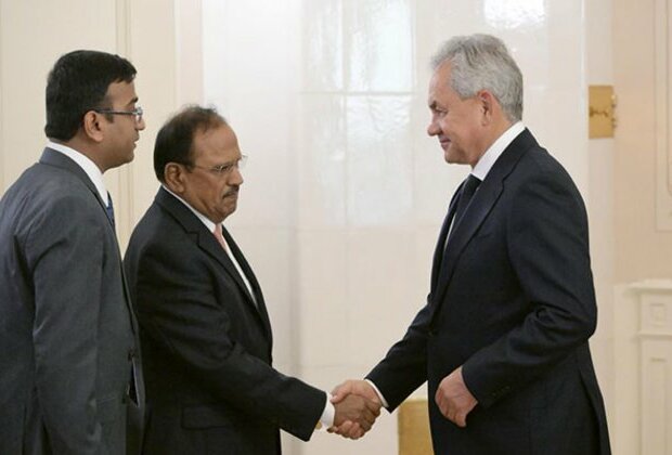 NSA Doval, Russia's Secy of Security Council Sergey Shoigu discuss issues of mutual interest