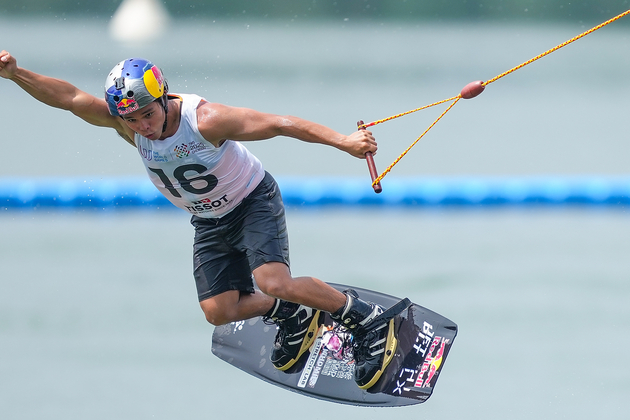 (SP)CHINA-CHENGDU-THE WORLD GAMES 2025-WATERSKI & WATERBOARD-MEN'S-CABLE WAKEBOARD-QULIFICATION (CN)